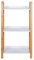 WENKO Regal Finja aus Bambus mit 3 Etagen - Badregal, Wohnregal, Bambus, 43 x 76 x 36 cm, Braun, 76 x 36 x 43 cm