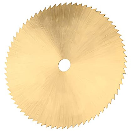 60mm x 70T x 6mm Circular Saw Blade, High Speed Steel Mini Wood Circular Cutting Saw Blade, Rotary Power Tools Cutting Disc Kit Accessories, Metal Drill Cutting Discs for Wood Plastic Metal