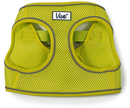 Ancol Viva Step In Dog Harness in Lime - Breathable Reflective Band Weatherproof Pet Accessory - Comfort Puppy Walking Leash - 30-36cm XS