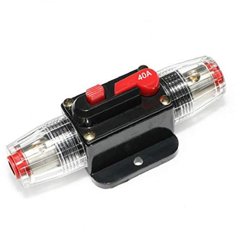 40v Dc Amp Disjoncteur 40a Voiture À Roues Alignées Remplacer Le Fusible Réinitialiser Inverter Porte-agu Style Adaptateur Refit