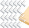 20 x Table Corner Protectors, Furniture Protector, Transparent Corner Protectors for Baby Home Safety