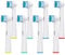 8 Stück Aufsteckbürsten kompatibel mit Oral B Elektrische Zahnbürste, Zahnbürstenaufsatz für OralB Pro 2, Genius X, Pro 3, Vitality 100, Precision Zahnbürstenköpfe von HSYTEK - Weiß