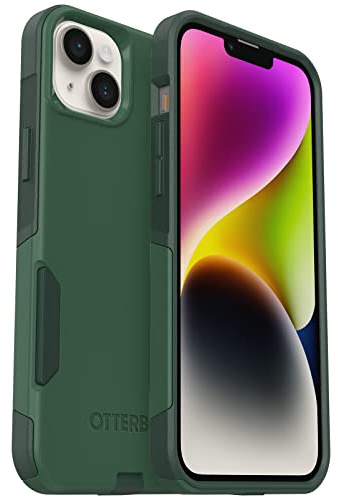 OtterBox iPhone 14 Plus Commuter Series Case - Trees Company (Green), Slim & Tough, Pocket-Friendly, with Port Protection