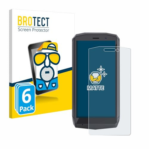 BROTECT Entspiegelungs-Schutzfolie für Cubot Pocket (6 Stück) Matte Displayschutz-Folie, Anti-Reflex, Anti-Fingerprint