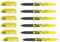 PILOT FriXion Light Textmarker, radierbar, 3,8 mm, gelb, 6 Stück