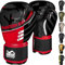 Phantom Boxhandschuhe APEX | MMA Thai Boxing Gloves | Männer (Raider - Schwarz/Rot, 14 Oz)