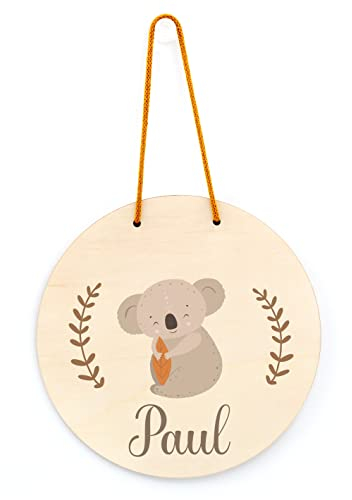Personalisiertes Kinder Türschild/Wandschild mit Namen für Kinderzimmer - verschiedene Größen