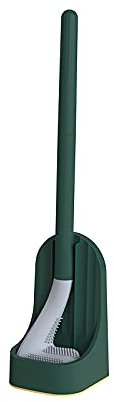 Thigies Detachable Golf Club Style Silicone Toilet Brush Set, Soft Bristle Non-Glaze Deep Clean Toilet Brush