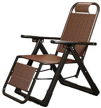 AMEERR Klappstuhl Hochlehner Strandliege Klappbar Leicht Wetterfest Garten Sonnenliege Atmungsaktiv Lehnender Schwerelosigkeits Stuhl Im Freien Für Strand, Schwimmbad, Garten