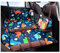 Auto-Heck-Schlafmatte, Cartoon-Gurt, festes Auto-Reisebett, Rücksitz, Klappbett, tragbar, arbeitssparend, Ferncamping (Farbe: D, Größe: 134 x 84 x 32 cm) (B 134 x 84 x 32 cm)
