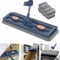 SPEPROECO Large Flat Mops For Cleaning Floors,Microfibre Mop With Reusable Mop Pads,Hands Free Squeeze Mop Retractable Handle 365° Rotation Dry And Wet Flat Mop For Tiled,Marble,Hardwood