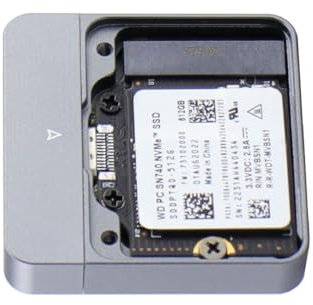 Portable NVMe 2230 SSD Enclosure USB C Adapter Support 10Gbps Data Transfer USB3.2 Gen2 External Case Box For 2230 SSDs 10Gbps USB3.2 Gen2 External Case