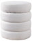 Riess Ambiente Runder Hocker Vogue 50cm Creme weiß Bouclé Polsterhocker mit Stauraum Sitzhocker Sitztruhe