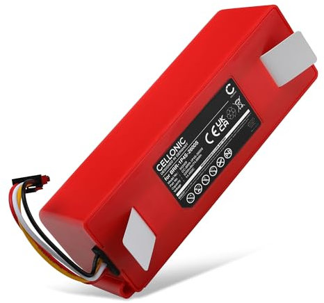 CELLONIC, Batteria per Aspirapolvere Compatibile con Roborock S7, Mi First Generation SDRJQR01RR (14.4V, 5200mAh)