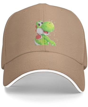GYDJYWFRN Yoshi Baseballkappe, verstellbare Hüte für Männer und Frauen, Dad Hat, Trucker Hat