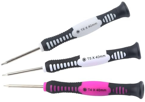 Kleiner Torx-Schraubendreher-Set, T4, T5, T6, Torx-Treiber, kompatibel mit MacBook, Laptop, Computer, Festplatte, HDD, Reparatur-Öffnungswerkzeuge