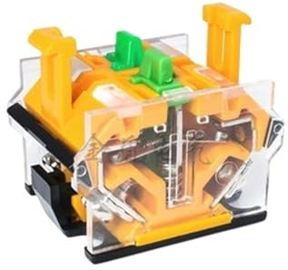 22mm Self-reset Double-position Double-head Button Switch Red-green Band Lamp LA38-11D/RG Flat-end Switch 22mm(2NO,220V)