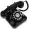 TOPBATHY telefono Antiguo telefono para casa teléfonos inalámbricos para el hogar sin Cable telefono Fijo teléfono Fijo telefonos inalambricos teléfono Retro teléfono de Escritorio Black