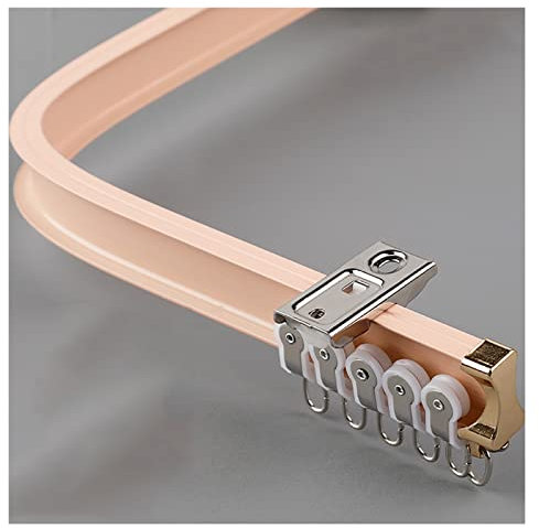 KHLMSRXJ Set di binari per Tende da soffitto per Doccia/Camper/Gazebo, Binario per Tende Scorrevole Curvo in Alluminio, Asta divisoria per partizioni per la Privacy per Ospedale/Laboratorio