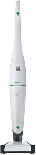 VORWERK KOBOLD - Aspirapolvere a batteria “VB100”, aspirapolvere manuale con salviette Filabe, Bianco