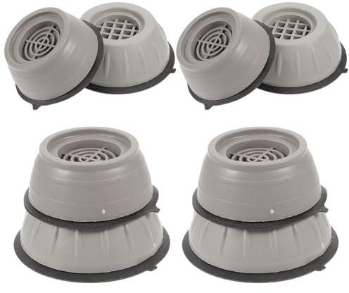 Mikinona 8PCS Slip Fridge Mat Shockproof Raising Cushion Pads for Washing Machines Appliances Heighten Protect Floors From Scratches for Home Use