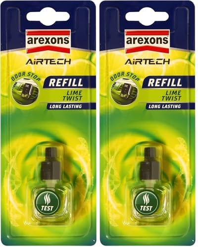 AREXONS 1268435 Profumi da Bocchetta Aria Airtech Ricarica Lime (Confezione da 2)