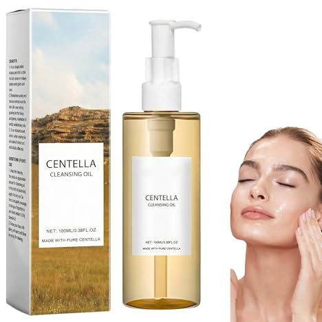 Centellas Cleansing Oil, Augen Make-Up Entferner für Augen- und Lippen-Make-Up, Auch für wasserfestes Make-Up geeignet, Centella Cleanser, Nicht komedogen, Feuchtigkeitsspendend, 100ml