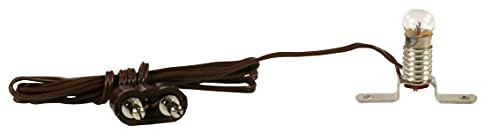 Rudolphs Schatzkiste Spare parts and tinkering need bar version E5,5 with 3,5V lamp plug and cable Erzgebirge pear lamp light