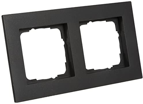 Gira 0212235 Abdeckrahmen E2 2-Fach flach, anthrazit