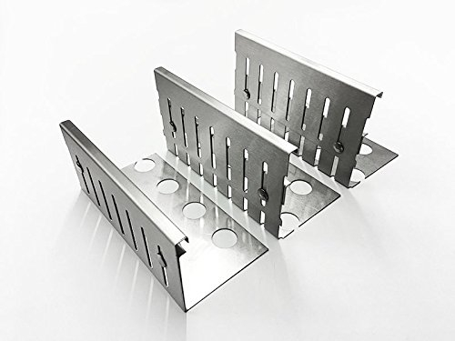 Kiesfangleiste Edelstahl höhenverstellbar 70-110mm Länge 2000mm Aussen Schliff Korn 320