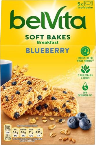 Belvita Breakfast Biscuits Soft Bakes Blueberry, 250g