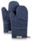 KitchenAid Oven Mitt Set, Cotton, Blue Willow, 7x12.5