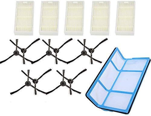 Dasing 5 Filter + 10 Seiten Bürsten Für Medion Md 16192 Md 18500 Md 18501 Md 18600 Ersatz Teile