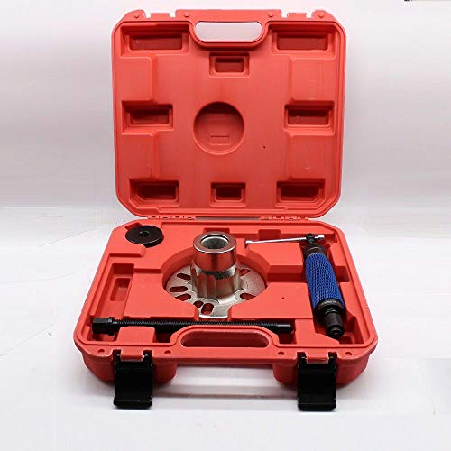 MINUS ONE 10T Hydraulik Radnaben Werkzeug Hydraulischer Antriebswellen Ausdrücker Radnaben Abzieher Radnabenabzieher Montage Demontage Werkzeug (Rot)
