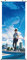 Großes Your Name Rollbild | Kakemono aus Stoff | Poster 100x40cm | Motiv: Taki Tachibana