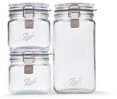 Ball Storage Latch Jars, 3-Pack