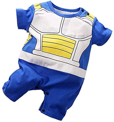 Sxkayxr - Pelele de dibujos animados para recién nacidos, para niños y niñas, inspirado en Goku, Azul2, 66cm/3-6 Months