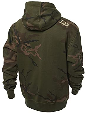 DAIWA Carp Camo Hoodie Gr. XXXL Kapuzenpullover Hoody Pullover für Angler