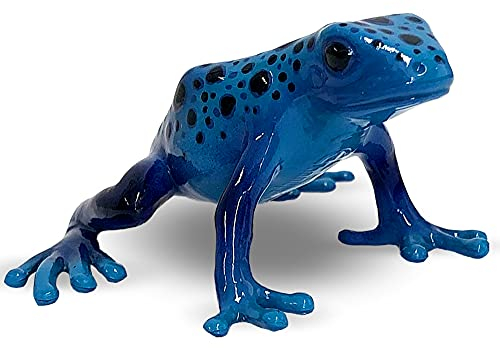 Bullyland 68523 - Spielfigur Blauer Baumsteiger-Frosch Azureus, ca. 3 cm große Tierfigur, detailgetreu, PVC-frei, ideal als kleines Geschenk für Kinder ab 3 Jahren, Blau (Blue)