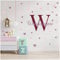 yabaduu Wandsticker personalisiert Sticker Aquarell Tiere mit Name Wandtattoo für Kinderzimmer Babyzimmer Spielzimmer Mädchen Junge Y037 (Nr. 26 Herzen, Mit Wunschname)