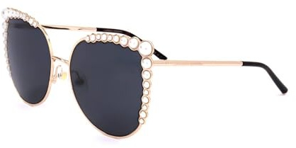 Carolina Herrera Her 0076/S Brille, Roségold, 58 für Damen, Rose gold, 56