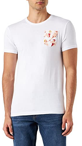 FRENCHCOOL 1988 Herren Weißes Moulin Rouge T-Shirt, XL