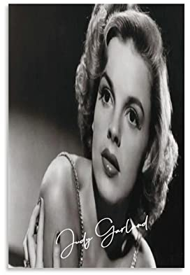 JEYUAN Bild Auf Leinwand 40 * 60cm Senza Cornice Judy Garland/Poster di design moderno e stampe d'arte murali Arredamento moderno per la casa da letto della famiglia