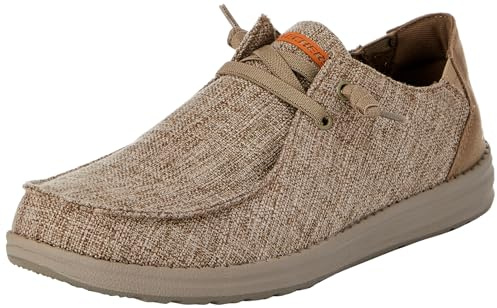 Skechers Herren Melson NELA Slipper, braunes Mesh, Größe 42, Braune Masche, 42 EU