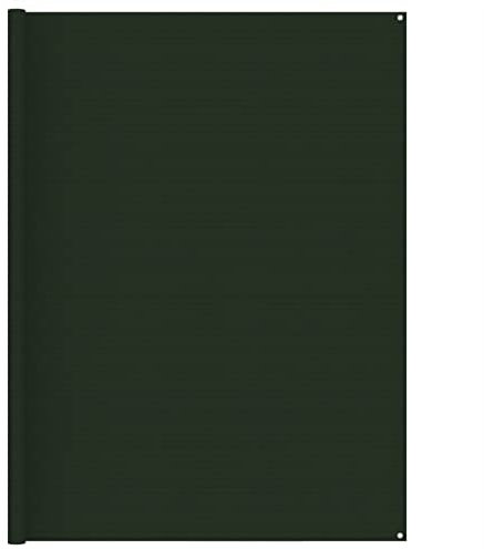 Homgoday Zeltteppich Vorzeltteppich Campingteppich Vorzeltboden Zeltboden Camping Teppich für Zelt Wohnmobil Wohnwagen 250x450 cm Dunkelgrün