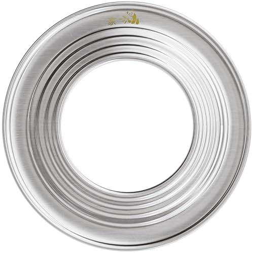 Prime Home Direct Stainless Steel Steamer Ring | Fits 7 to 12-Inch Bamboo Steamer Basket | Steaming Ring for Asian Chinese Wok, Food, Dumpling, Dim Sum, Steam Pot Accessories Metal Cooking Rim Adapter