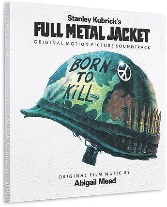 UMCHU Full Metal Jacket Poster Dekorative Malerei Leinwand Wandkunst Wohnzimmer Poster Schlafzimmer Malerei,Wandkunst Bilddruck Moderne Familienzimmer Dekor 28x28inch(70x70cm)