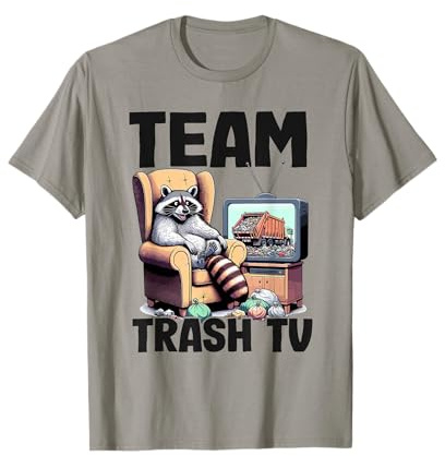 Team Trash TV Lustiger Waschbär T-Shirt