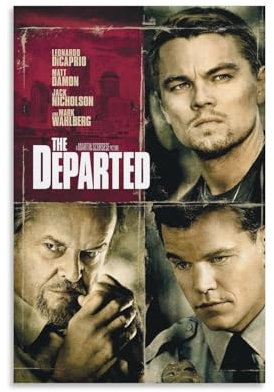 REDCHAMBER 2006 Krimi-Thriller-Filme The Departed, Wandkunst, Poster, Drucke, Heimdekoration, Bild, Leinwand, Gemälde, Poster, 20 x 30 cm