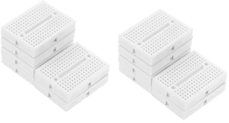 Gatuida 12pcs Experiment Breadboard Small Breadboards for Science Projects for Diy